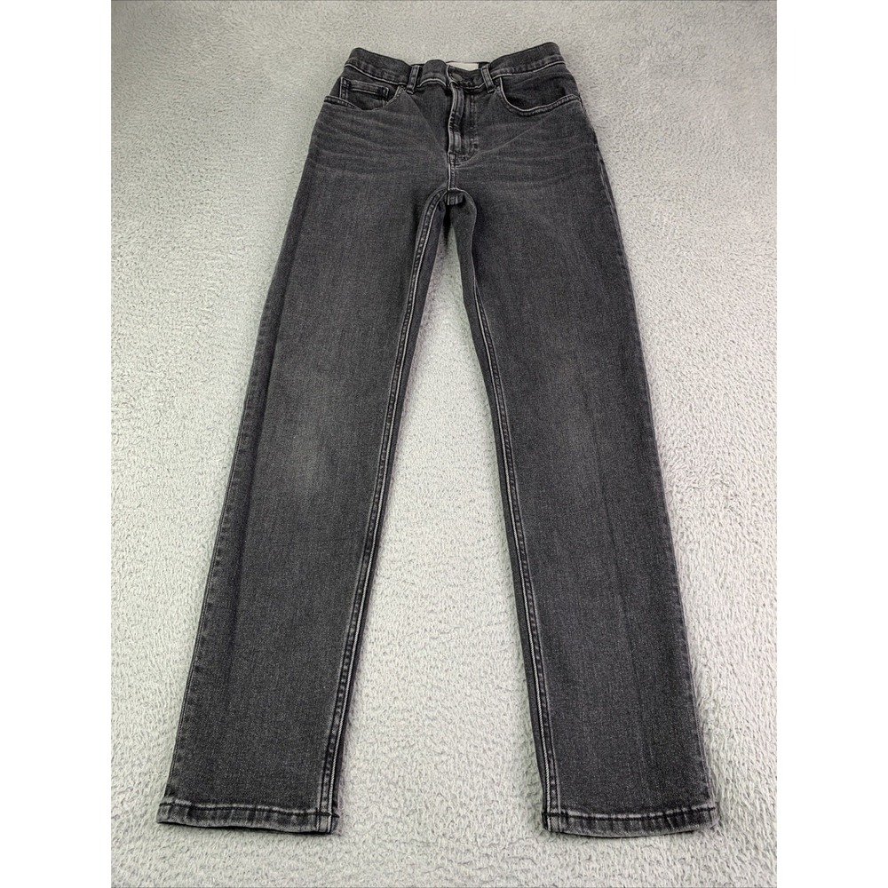 EVERLANE Jeans Womens Size 26 Waist 24 Faded Black The Cheeky Jean Cotton Blend